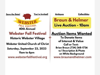 Auction Items Wanted for Fall Festival Live Auction