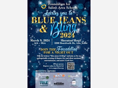 Foundation for Saline Area Schools to host “Blue Jeans and Bling” on March 9th, 2024
