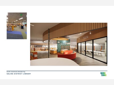 Saline District Library Announces Interior Renovations & Site Improvements