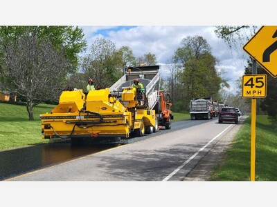 New Pavement Coming to Area Roads