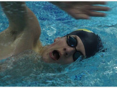 Saline Swim and Dive Hands Dexter First Loss