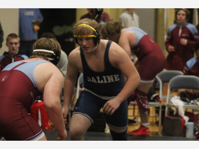 Saline Wrestlers Third at SEC Finals