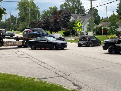 Police pursuit ends in Dexter 