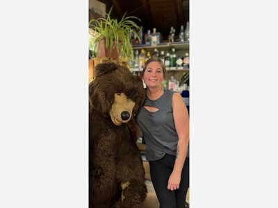 The Portage Lake Trading Post has a new owner and a 5-foot tall stuffed bear