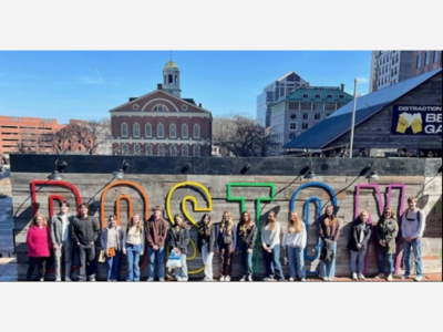 Saline students took their Writing Center Know-How to Boston