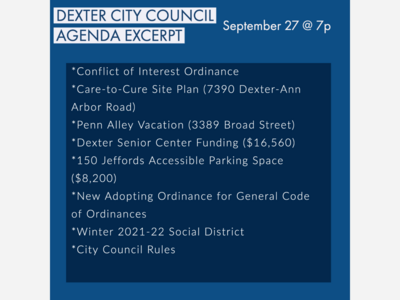 Dexter City Council Meeting