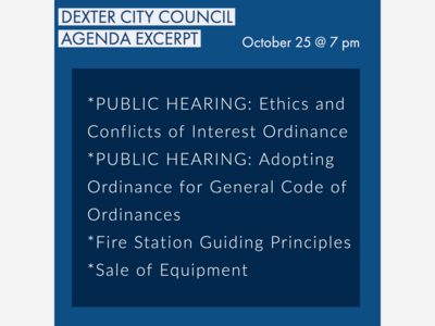 Dexter City Council Meeting