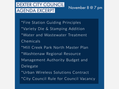 City of Dexter City Council Meeting