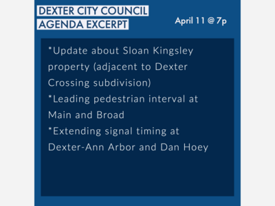 City of Dexter City Council Meeting