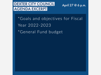 City of Dexter City Council Work Session