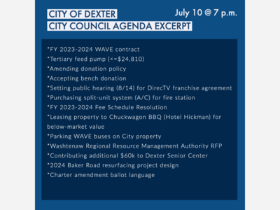 City of Dexter City Council Meeting