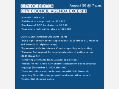 City of Dexter City Council Meeting