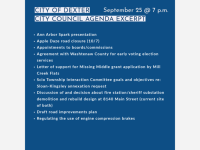 City of Dexter City Council Meeting