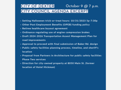 City of Dexter City Council Meeting