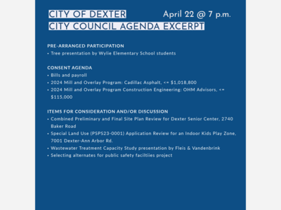 City of Dexter City Council Meeting