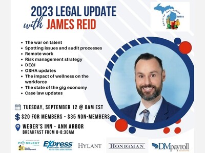 Attend the Business Legal Review with James Reid!