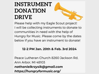 Instrument Donation Drive