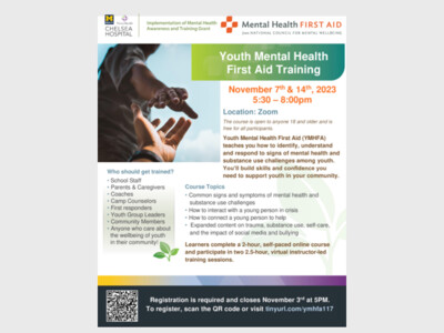 Youth Mental Health First Aid (YMHFA)