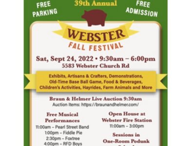 39th Annual Webster Fall Festival