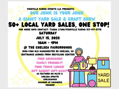 FISHVILLE FARMS OUR JUNK IS YOUR JUNK: A GIANT YARD SALE & CRAFT/VENDOR SHOW