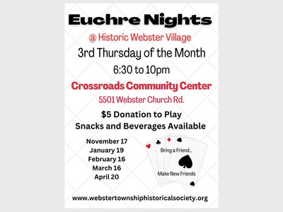 Euchre Nights @Historic Webster Village