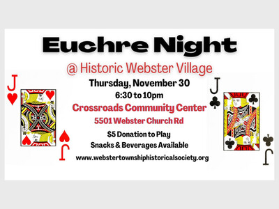 Euchre Night @Historic Webster Village