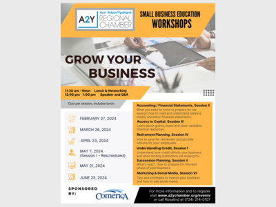 A2Y Chamber Event: Small Business Workshop Series, Session VI