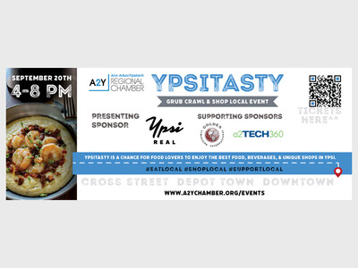 YpsiTasty Grub Crawl and Shop Local Event