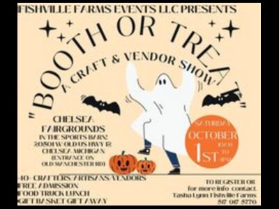 BOOTH OR TREAT A CRAFT & VENDOR SHOW BY FISHVILLE FARMS