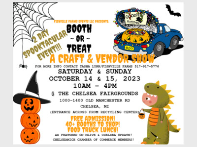 Fishville Farms Booth or Treat A Craft & Vendor Show (SAT & SUN)