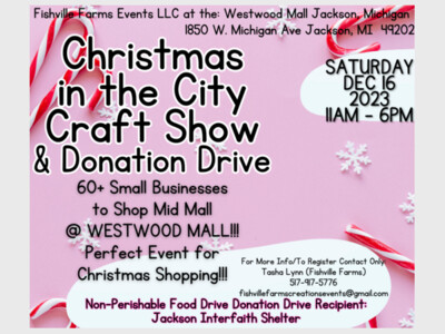 Fishville Farms Christmas Craft Show & Donation Drive @ the Westwood Mall (SAT ONLY)