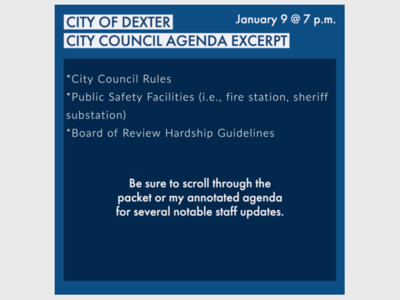 City of Dexter City Council Meeting