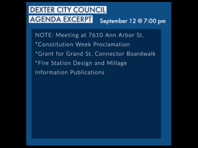 City of Dexter City Council Meeting