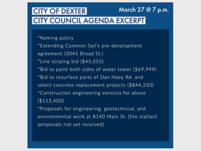 City of Dexter City Council Meeting
