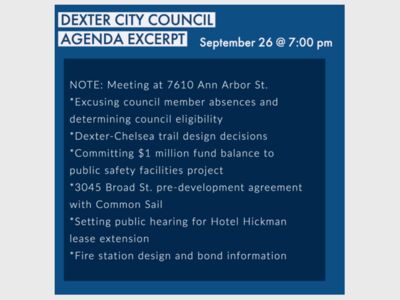 City of Dexter City Council Meeting
