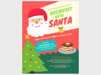 Breakfast with Santa at the Legion