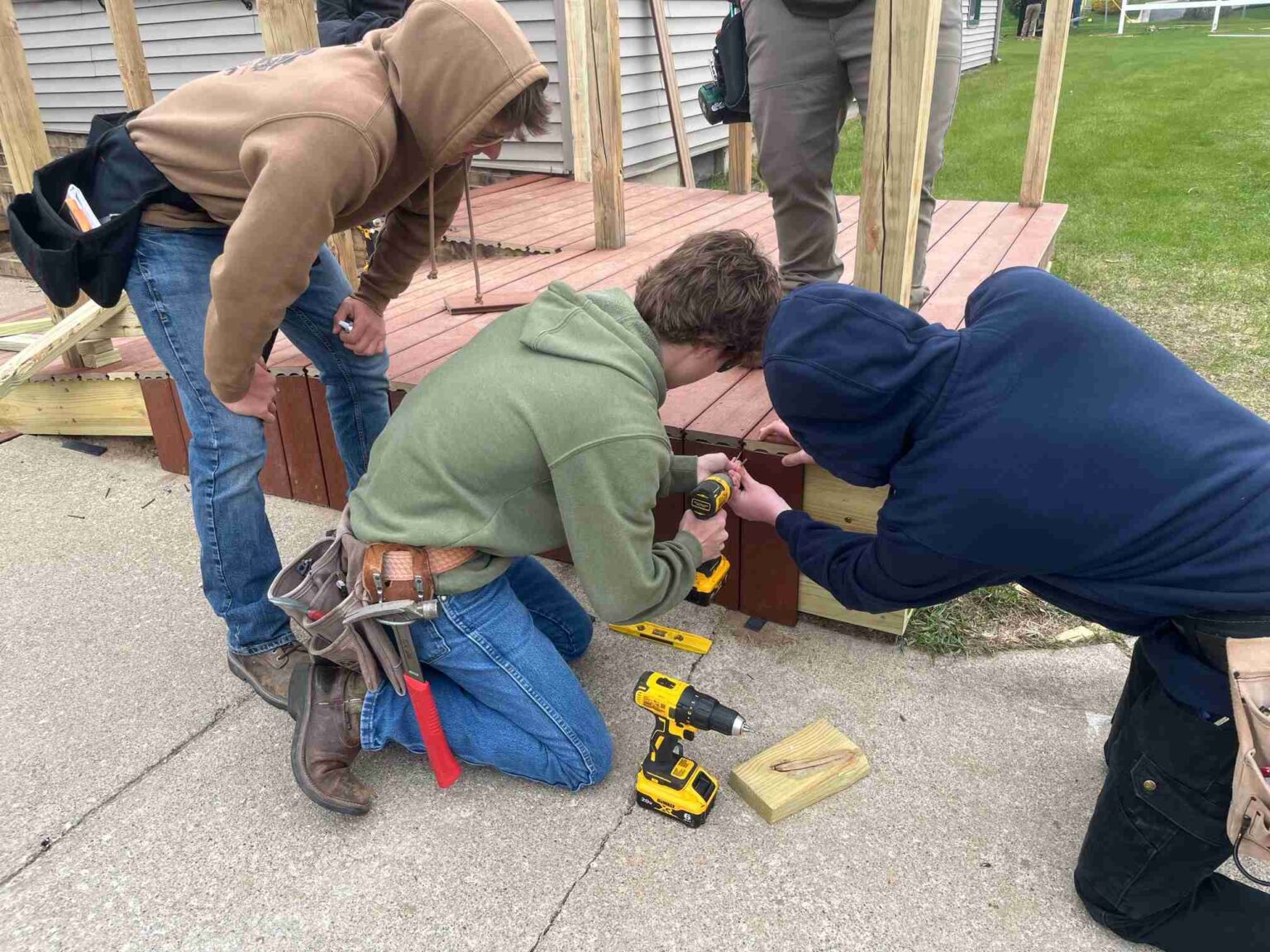 SWWC Building Trades students hard at work in Dexter - The Sun Times News