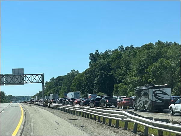 Crash on I-94 in Scio Township Leads to Vehicle Trapped in Wires