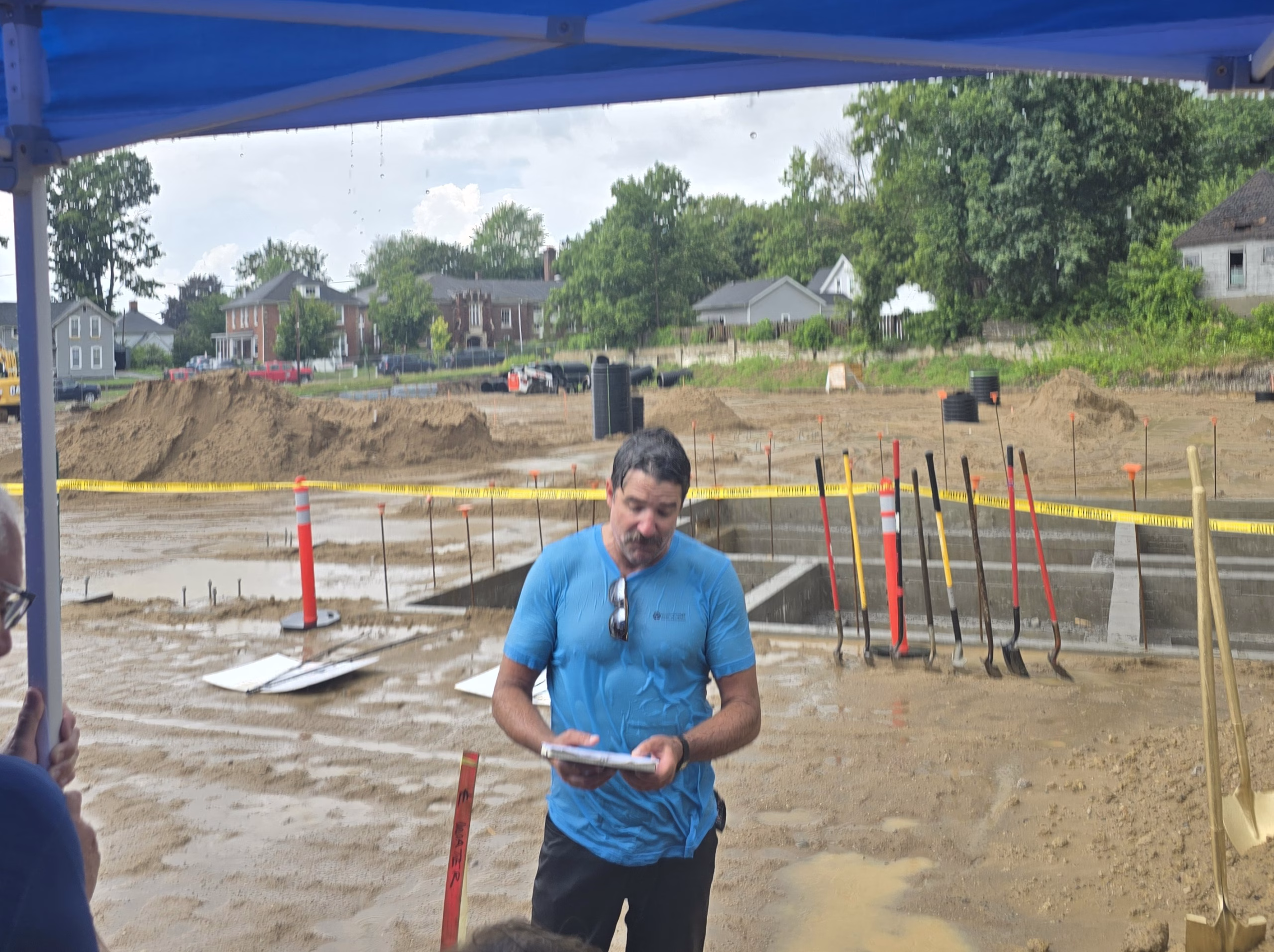 Main Street Park Groundbreaking Marks a Milestone for Chelsea – Rain and All