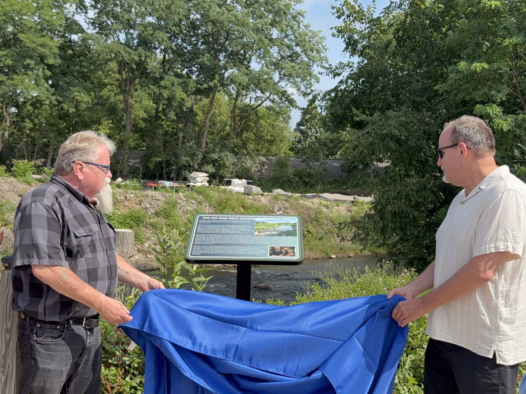 Pat and Paul Cousins Trail Renamed and Dedicated This Weekend