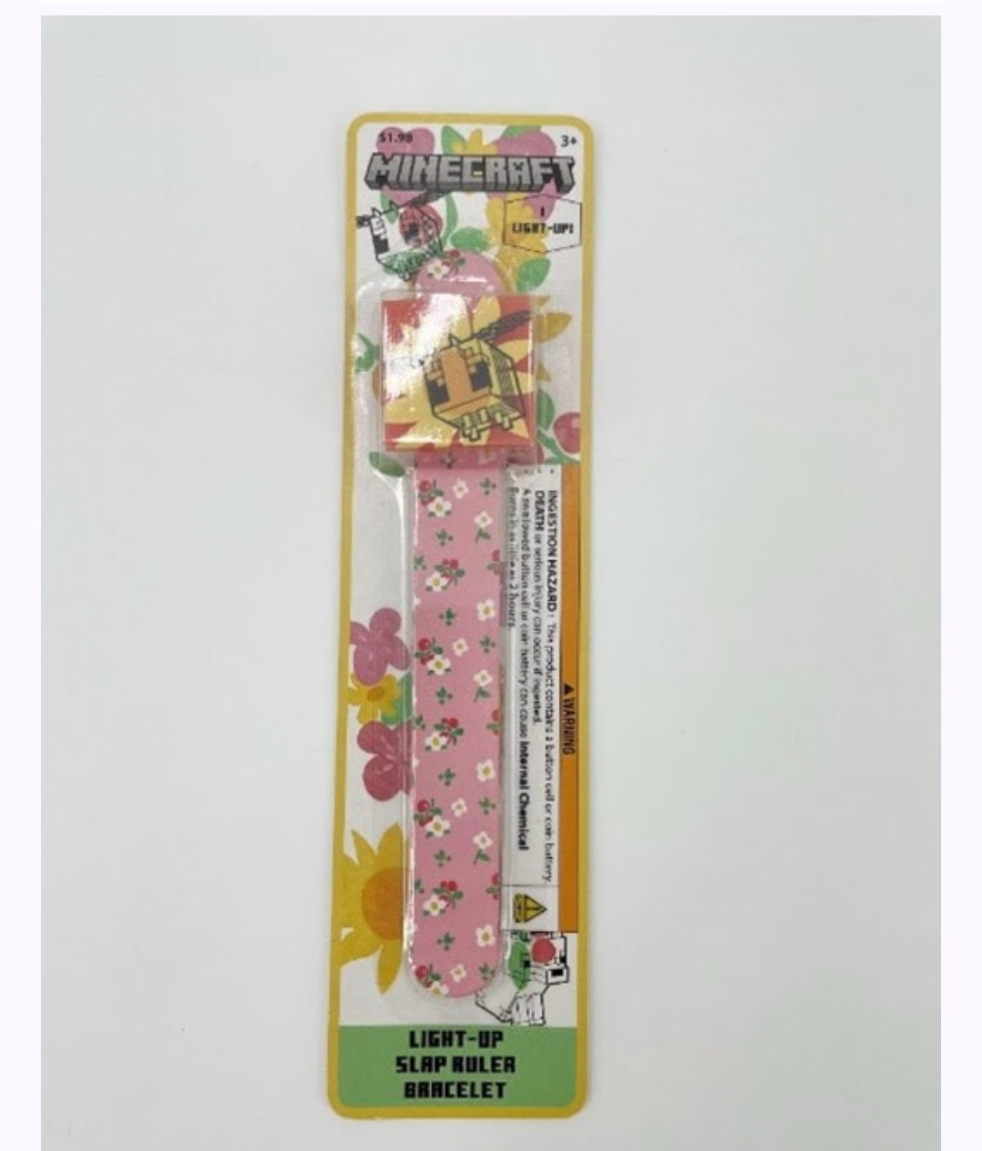 Urgent Recall: Minecraft Slap Ruler Bracelet Hazard