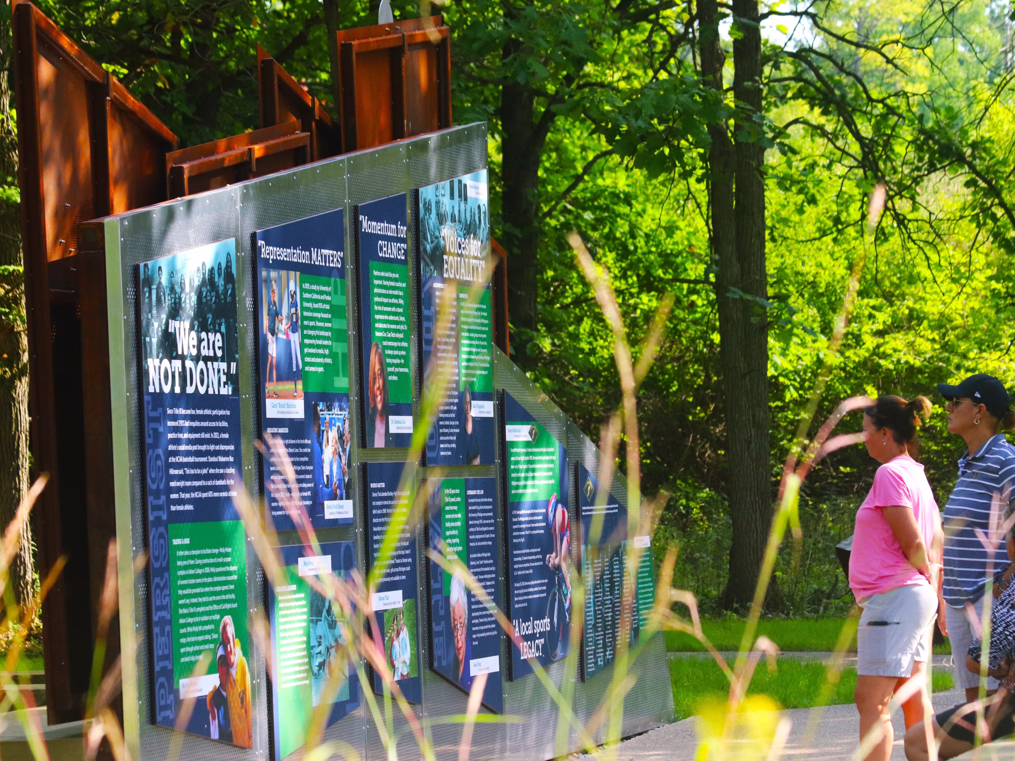 Title IX Plaza on B2B Trail Wins State and National Awards