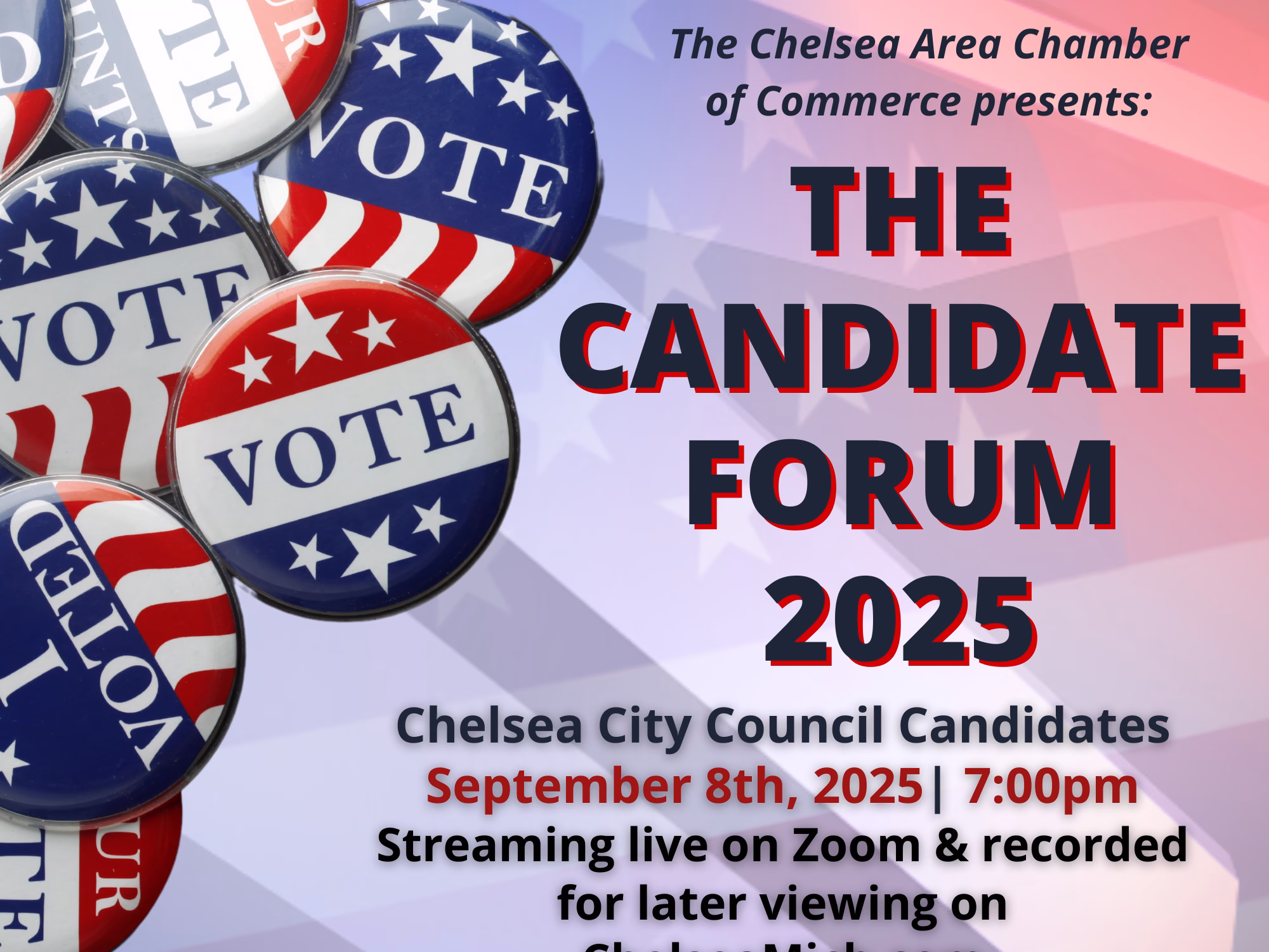 Chelsea Chamber Requests Public Questions for City Council Candidate Forum