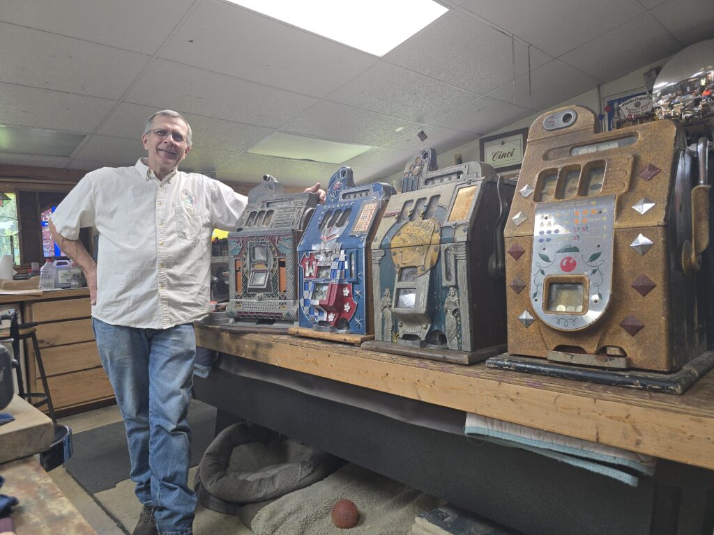 Chelsea Area Historical Society Hosts Talk by Slot Machine Restorer and Artisan