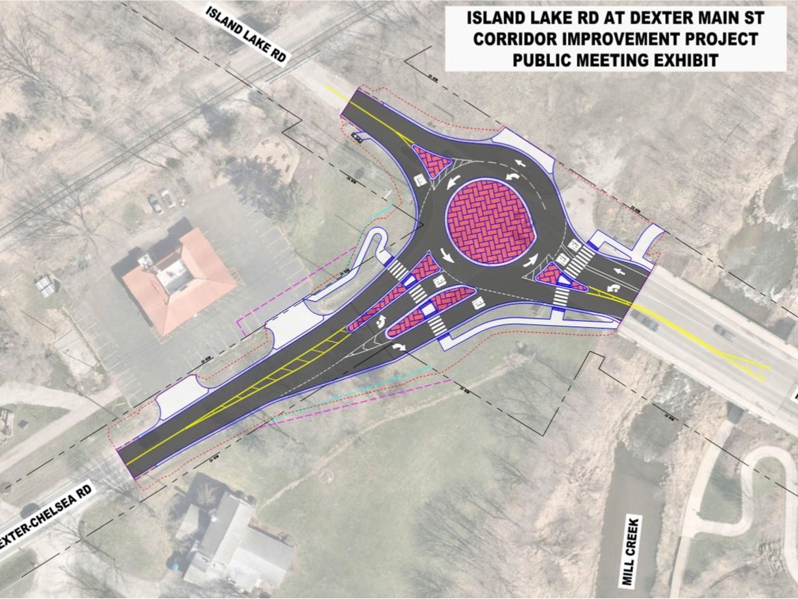 Road Commission Explains Dexter Roundabout Plan Near Historic Viaduct