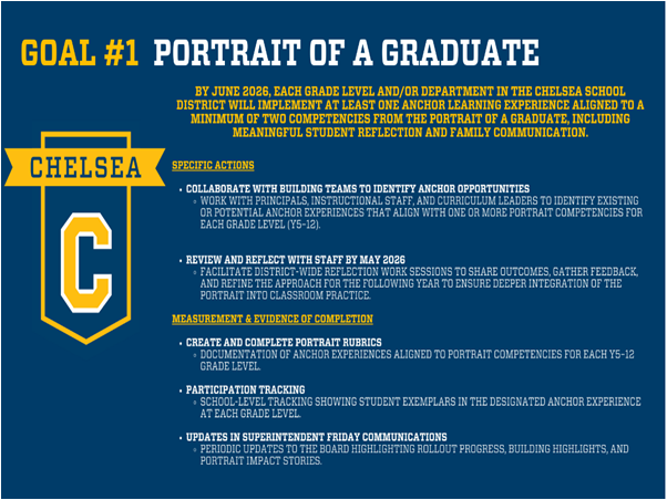 Chelsea Schools Set Goals for the School Year