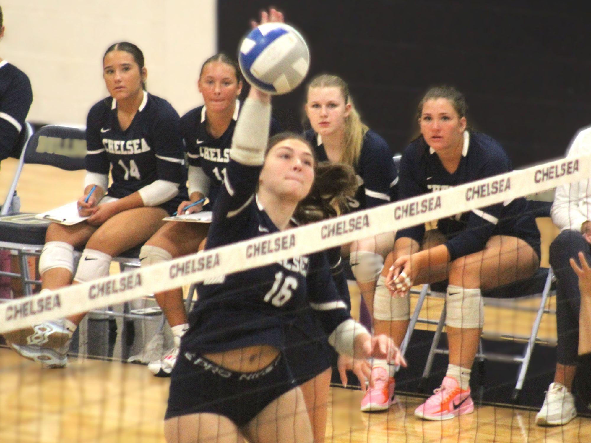 Chelsea Volleyball Sweeps Monroe