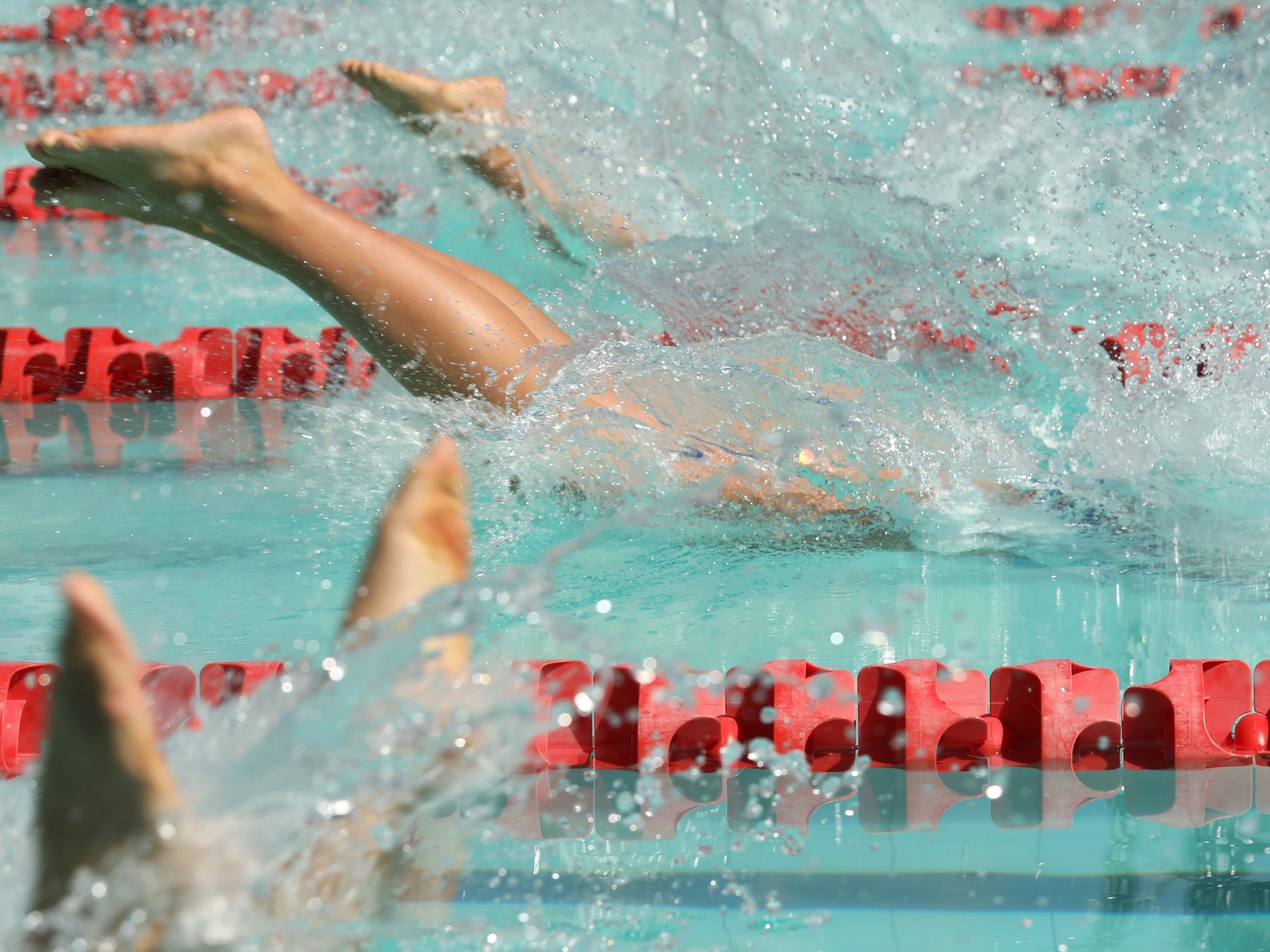 Saline Swim and Dive Rolls Past Bedford