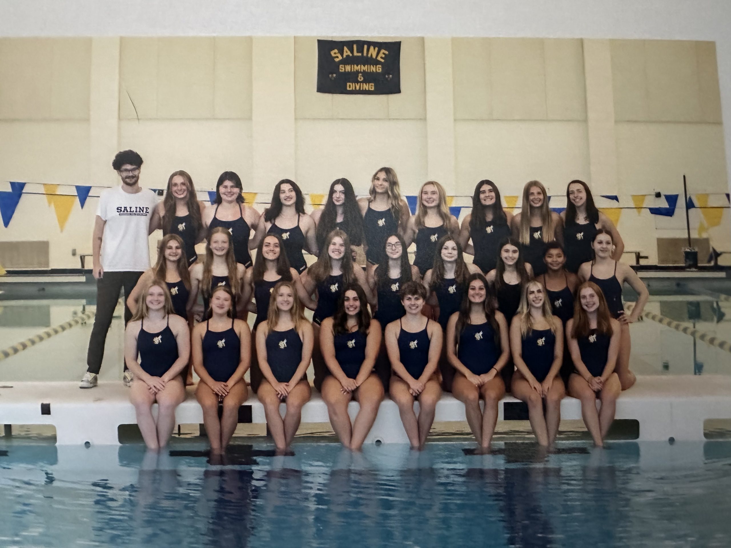 PHOTOS: Saline Swim and Dive Celebrates Senior Night with a Big Win