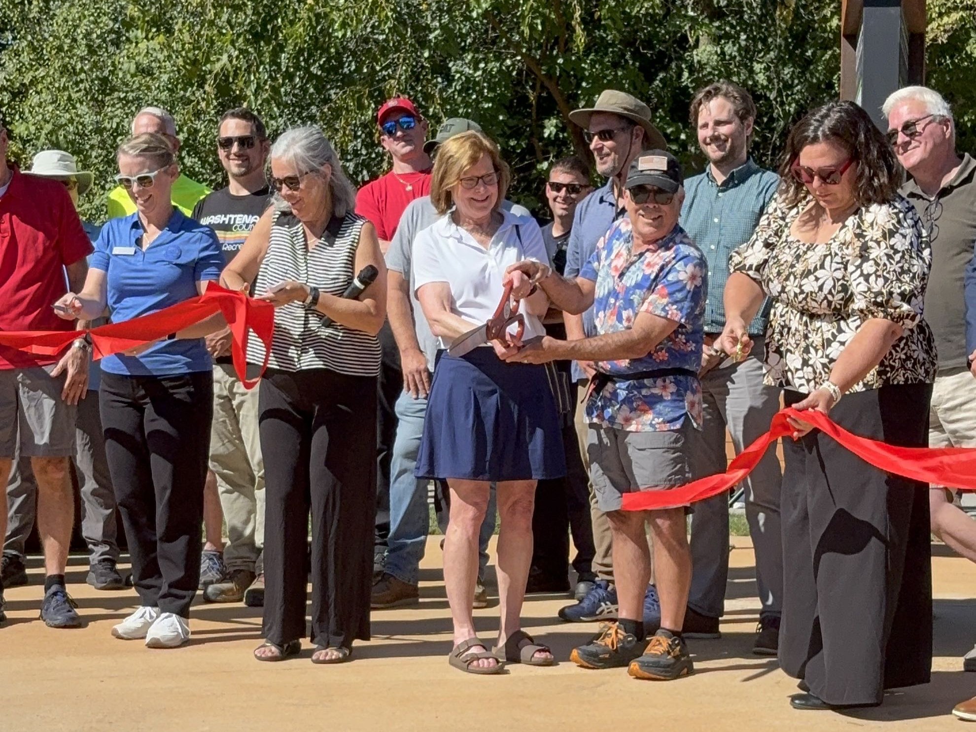 TimberTown Trailhead Dedicated to Local Rescue Officer